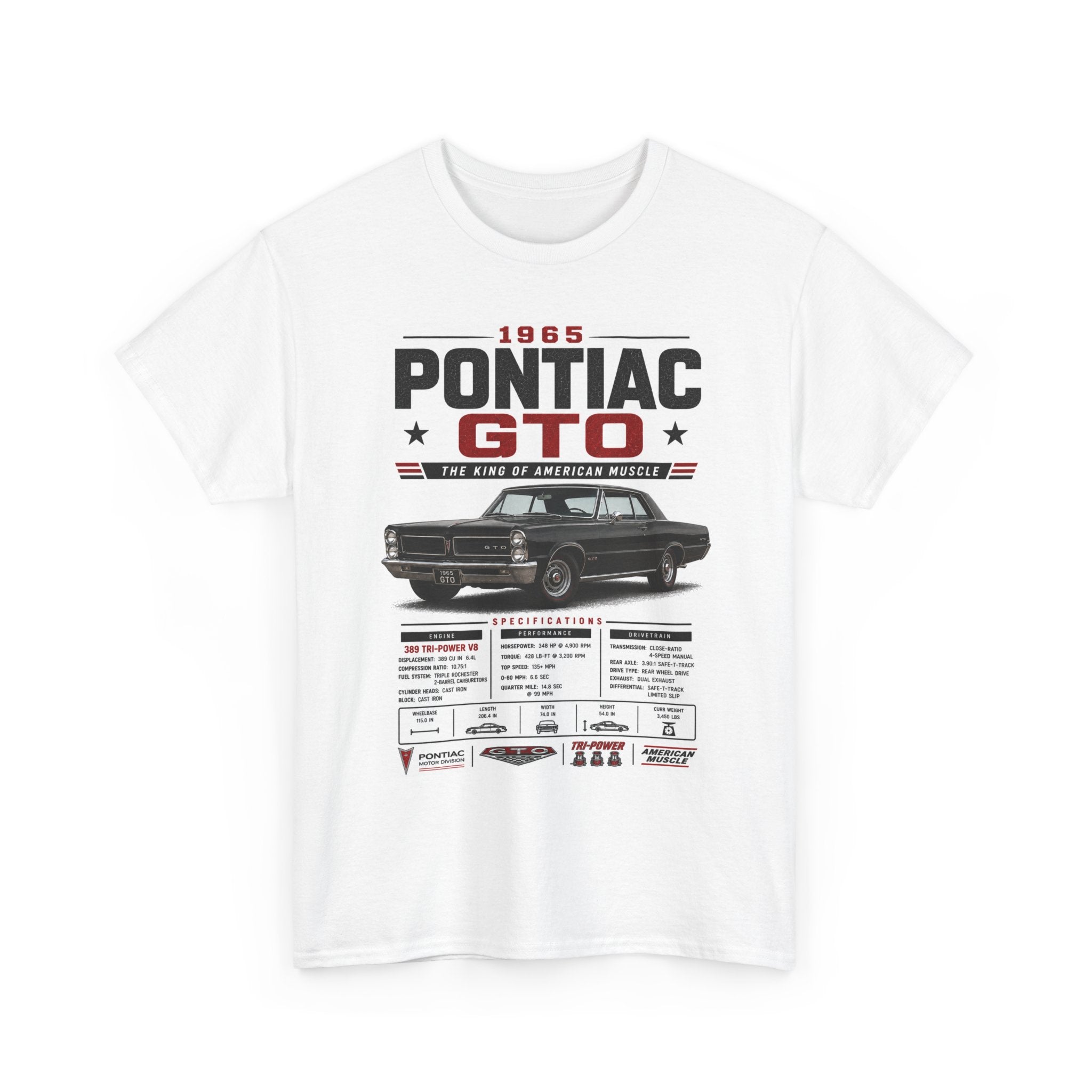 1965 Pontiac GTO Car Enthusiast Tee