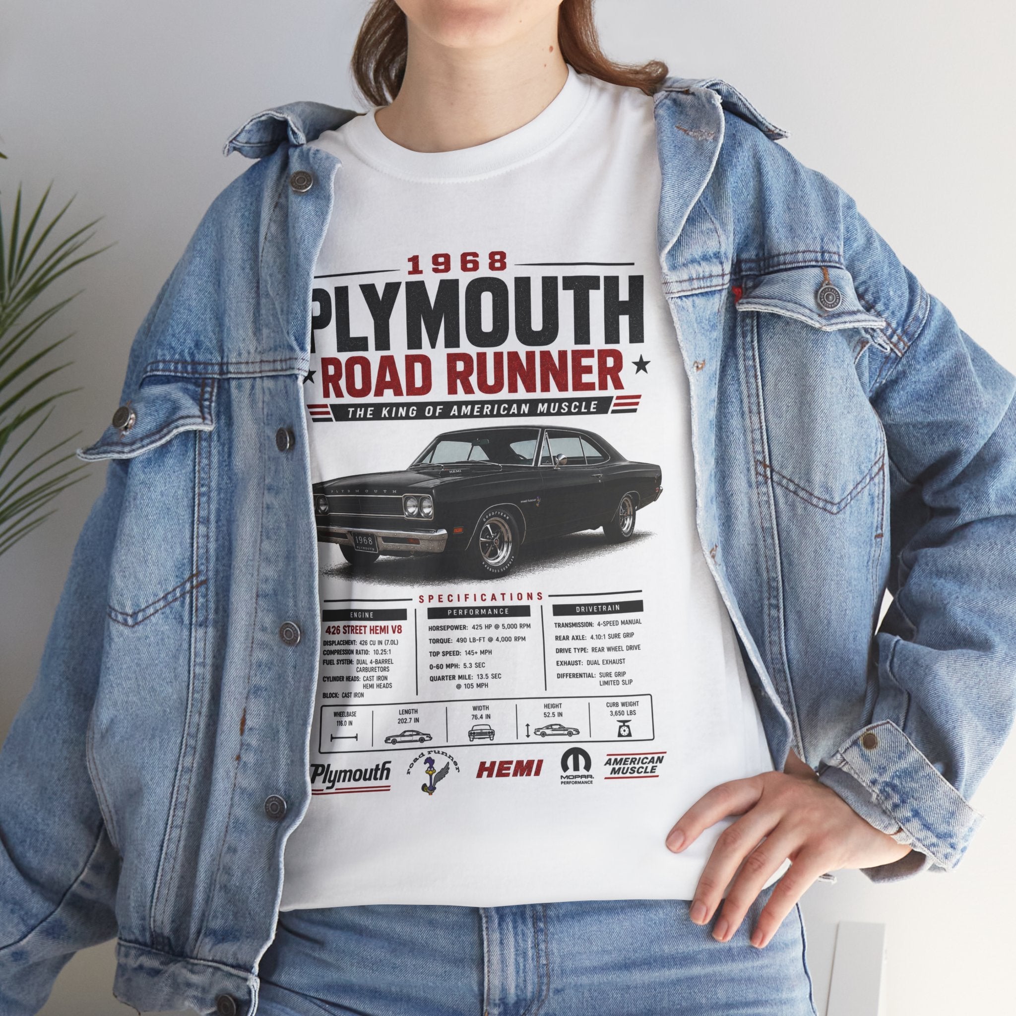 1968 Road Runner Car Enthusiast T-Shirt